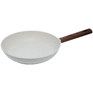 Tigaie granit 28 cm antiaderenta crem fara capac Synmore